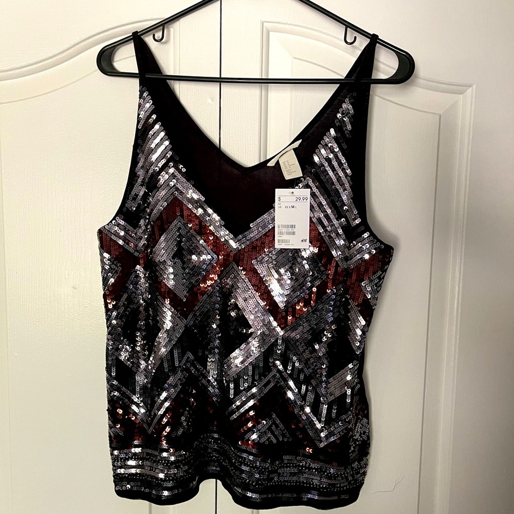 HM sequined top